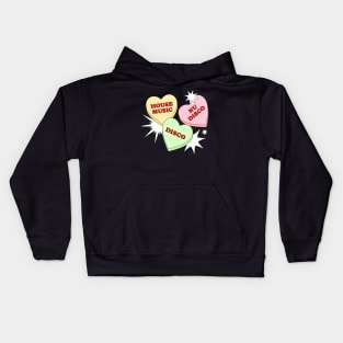 HOUSE DISCO NU DISCO - Candy Hearts Kids Hoodie